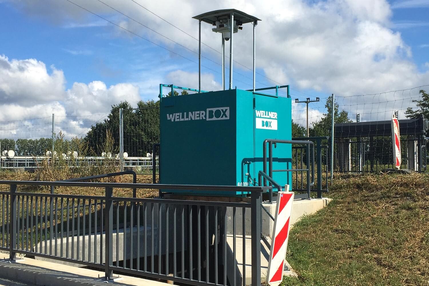Im Einsatz für den Hochwasserschutz - die WellnerBOX in Burg (Spreewald)