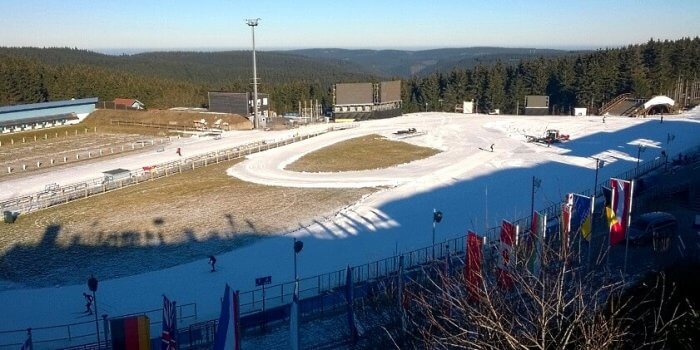 Biathlon Weltcup Oberhof - Blick Auf Die Arena