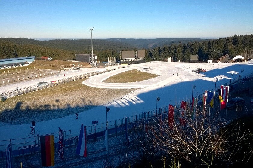 Biathlon Weltcup Oberhof - Blick auf die Arena
