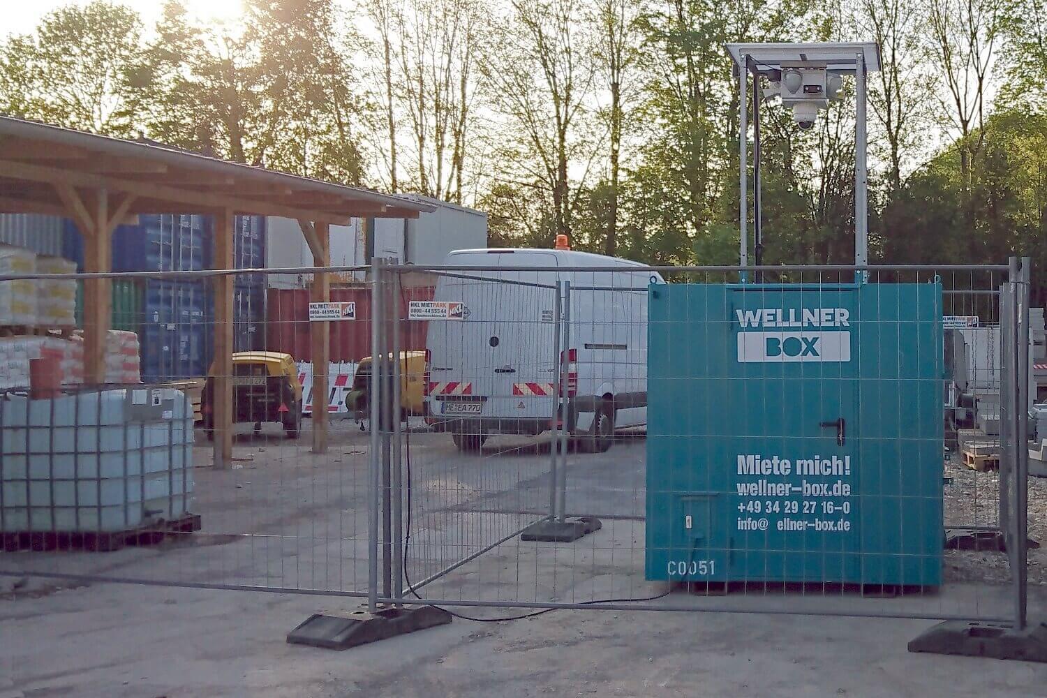 Diebstahlschutz eines Lagers der FiB Fernmelde- und Elektroanlagen in München-Lochhausen