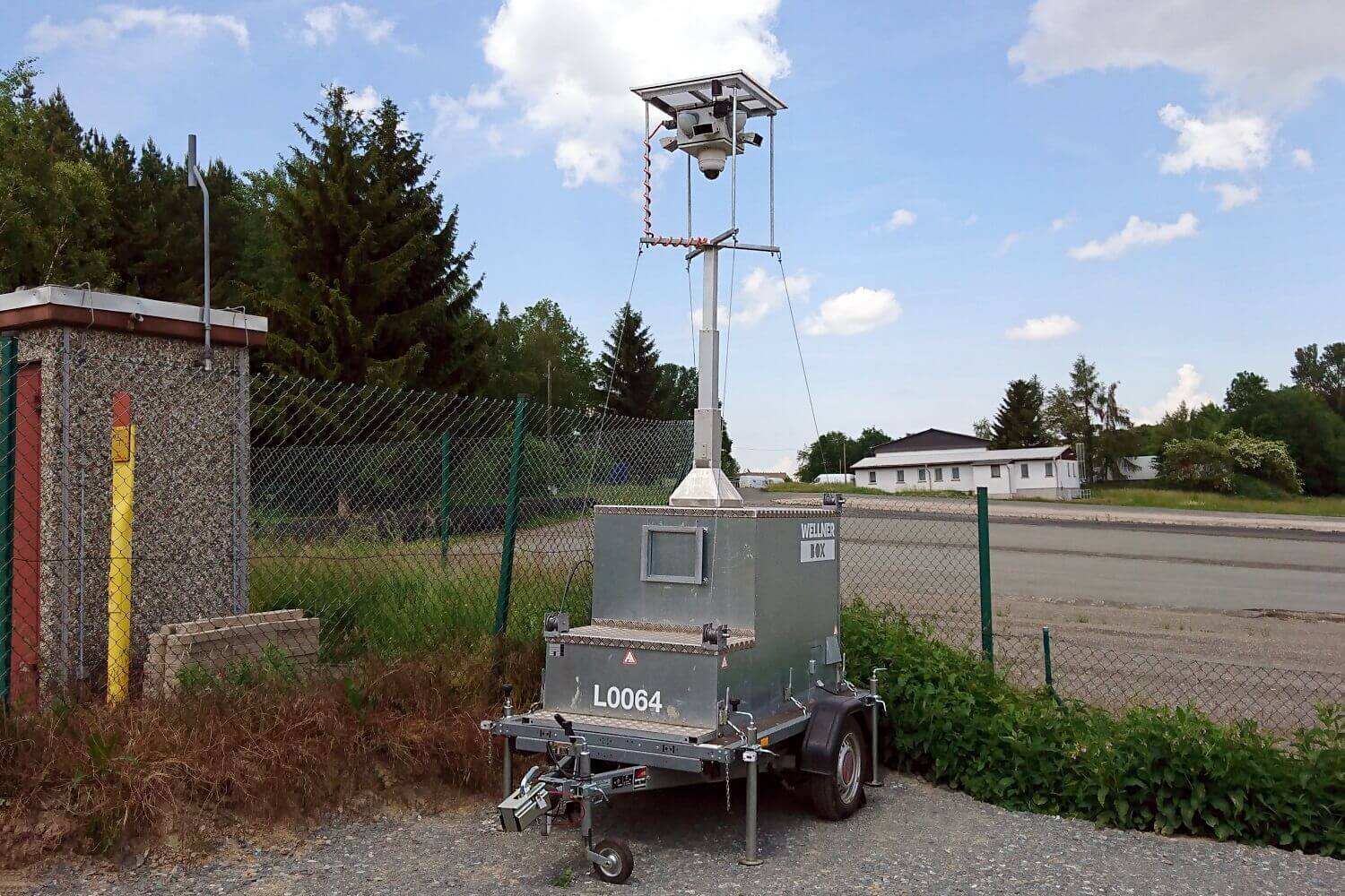 WellnerBOX in a typical area of application in isolated outdoor locations.