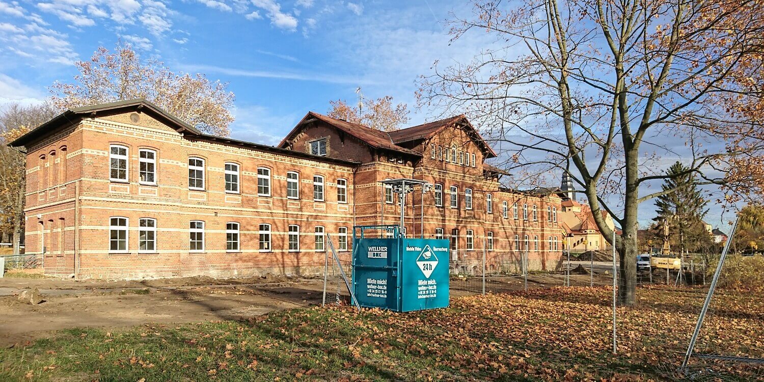 Gut gesicherte Sanierung am Sächsischen Krankenhaus Altscherbitz