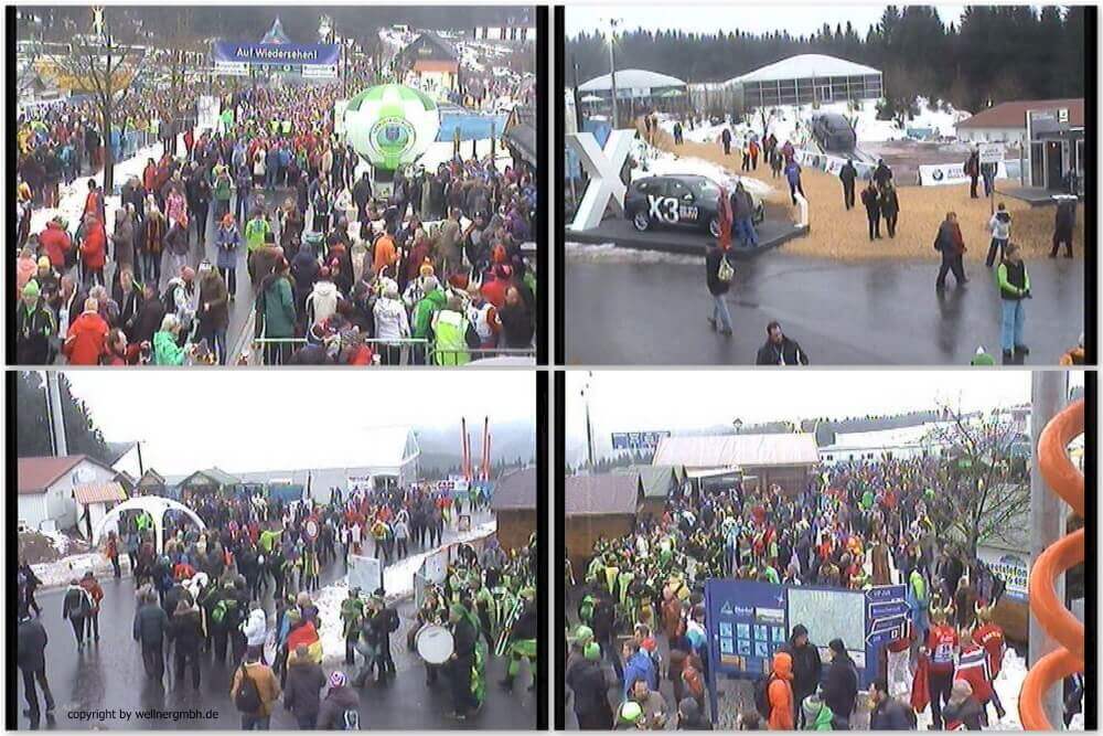Monitoring of visitor flows at the Biathlon World Cup in Oberhof 2018