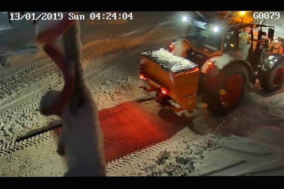 The snowploughs were in use every night