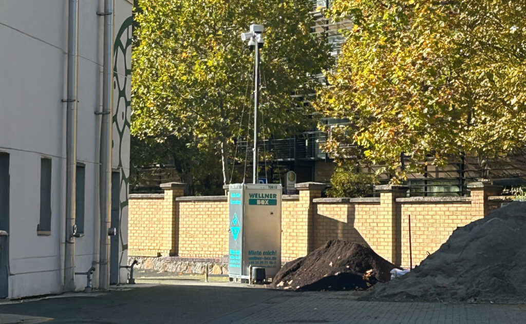 Die neue WellnerBOX Radar im Leipziger Botanischen Garten